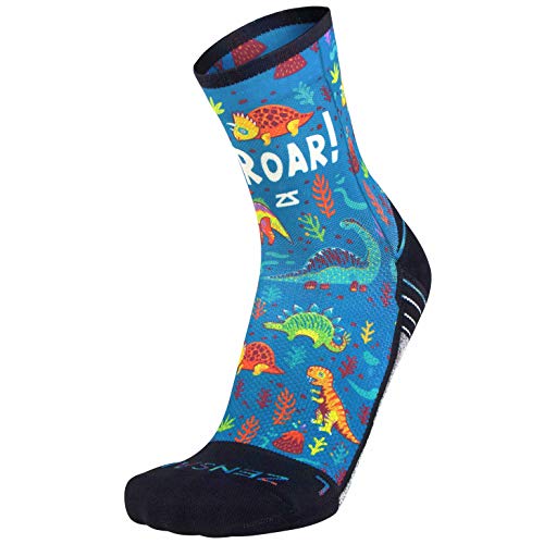 Dinosaur-themed Moisture Wicking Running Socks