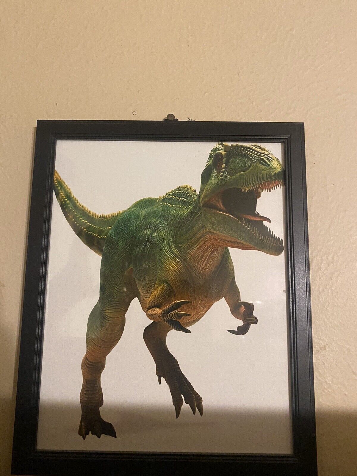 Retro Dinosaur Custom Art (Framed)