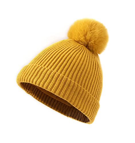 Kids Winter Hat, Scarf, & Gloves Set - Yellow