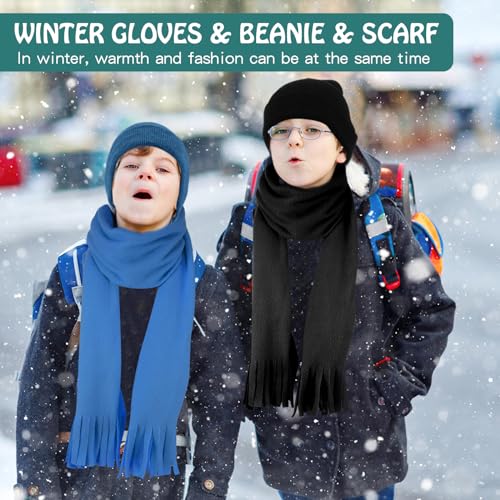 144-Piece Kids Winter Set: Hats, Gloves, & Scarves