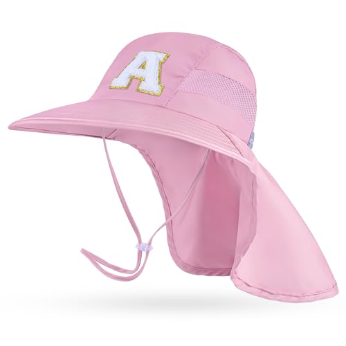 Girls UV Protection Sun Hat for Kids 2-8