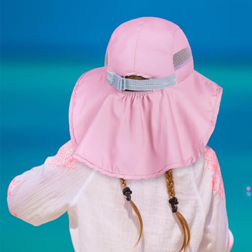 Girls UV Protection Sun Hat for Kids 2-8