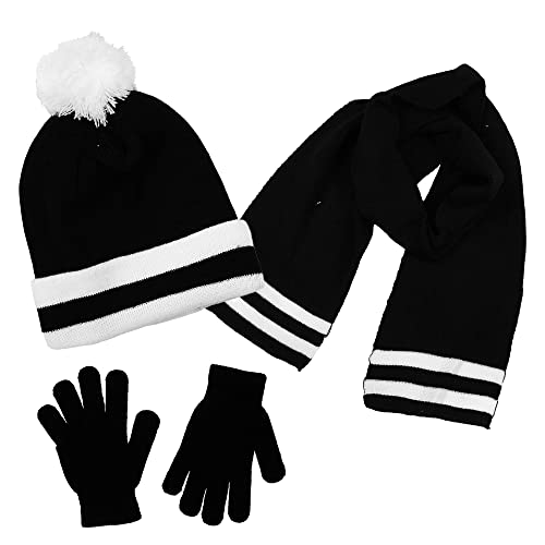 Kids Winter 3-Piece Hat, Scarf, & Glove Set