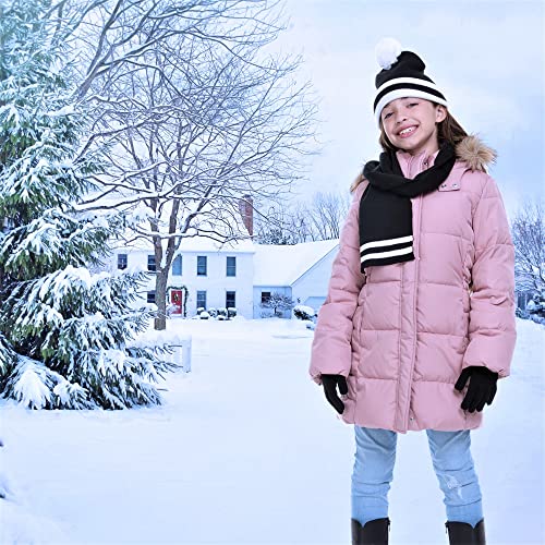 Kids Winter 3-Piece Hat, Scarf, & Glove Set