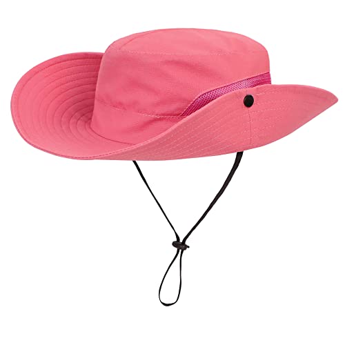 Kids Ponytail Sun Hat UPF 50 Bucket Cap