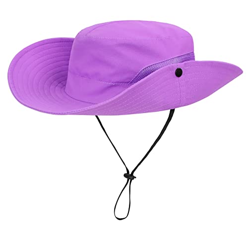Kids Ponytail Sun Hat UPF 50 Bucket Cap