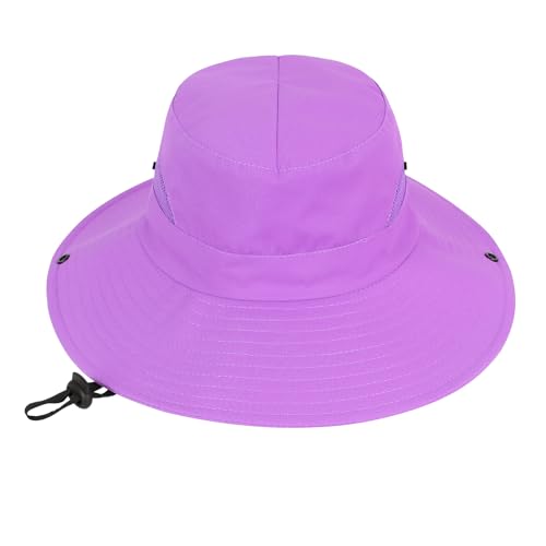 Kids Ponytail Sun Hat UPF 50 Bucket Cap