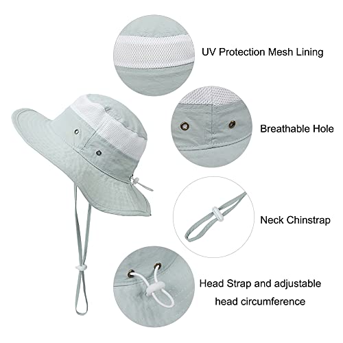 Fynnsure UPF 50+ Adjustable Wide Brim Kids Sun Hat