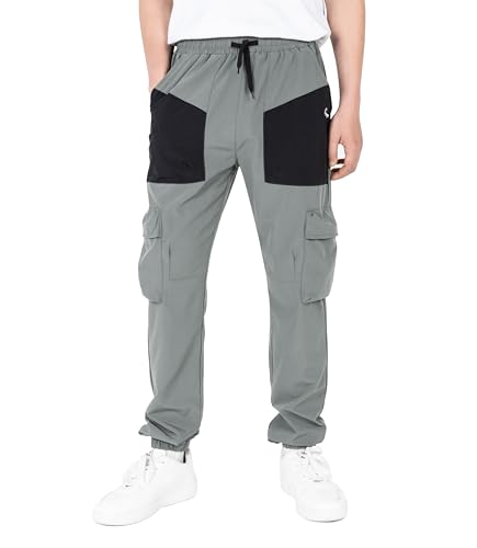 Boys Lightweight Cargo Joggers for Hiking - Size 6-7