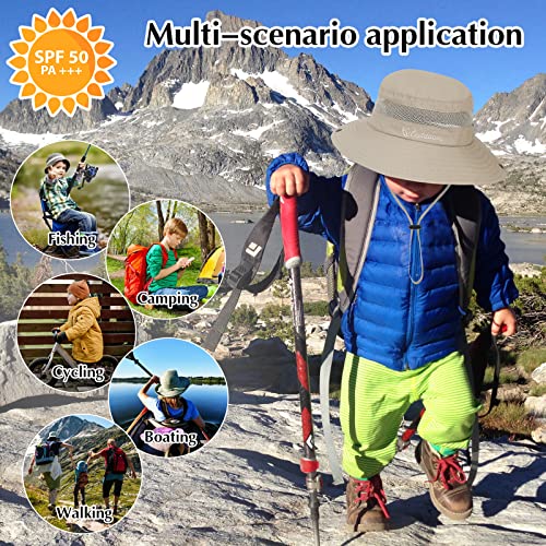 Kids Breathable Sun Hat with UPF 50+ Protection