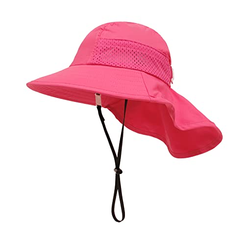 XIAOHAWANG Kids Sun Hat UPF 50+ Beach Protection