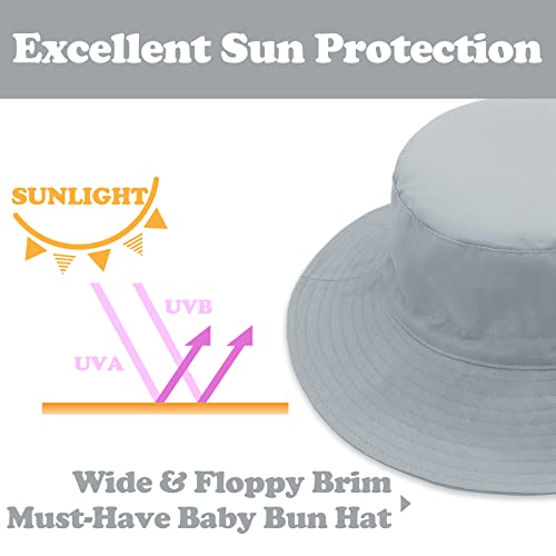 Adjustable UPF 50+ Sun Protection Baby Bucket Hat