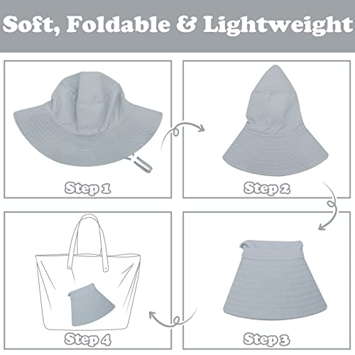 Adjustable UPF 50+ Sun Protection Baby Bucket Hat