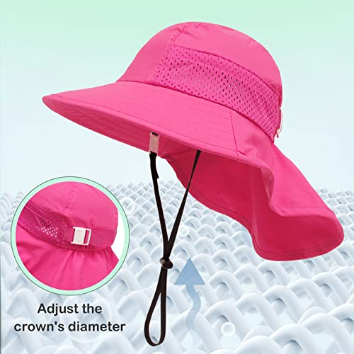 XIAOHAWANG Kids Sun Hat UPF 50+ Beach Protection