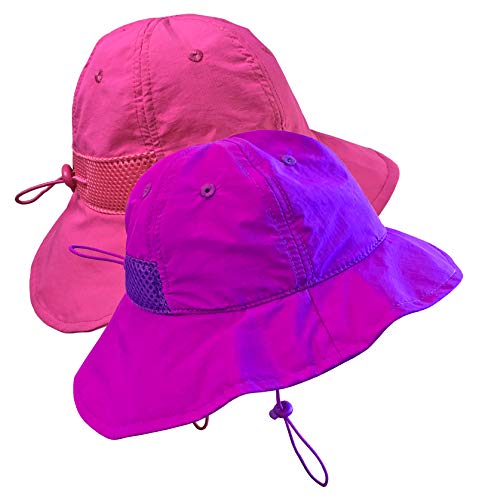 Kids Sun Hats 2-Pack UPF 50+ UV Protection
