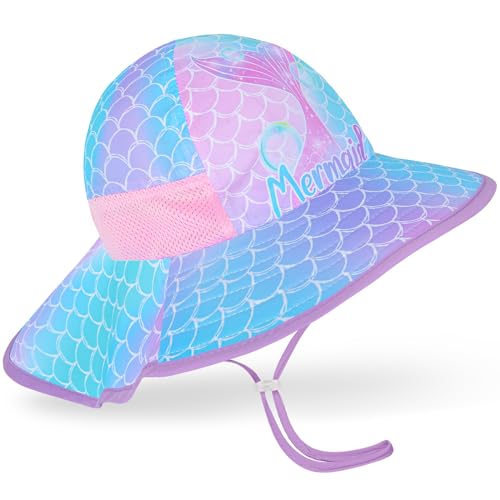 Kids Anti-UV Wide Brim Sun Hat - UPF 50+