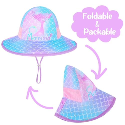 Kids Anti-UV Wide Brim Sun Hat - UPF 50+