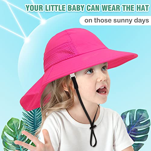 XIAOHAWANG Kids Sun Hat UPF 50+ Beach Protection