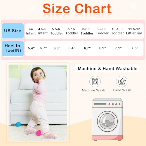 BARERUN Kids Warm Skin-friendly Indoor/Outdoor Slippers, Beige, 4.5-5 Infant