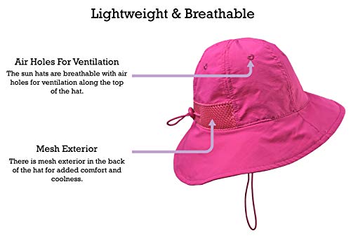 Kids Sun Hats 2-Pack UPF 50+ UV Protection
