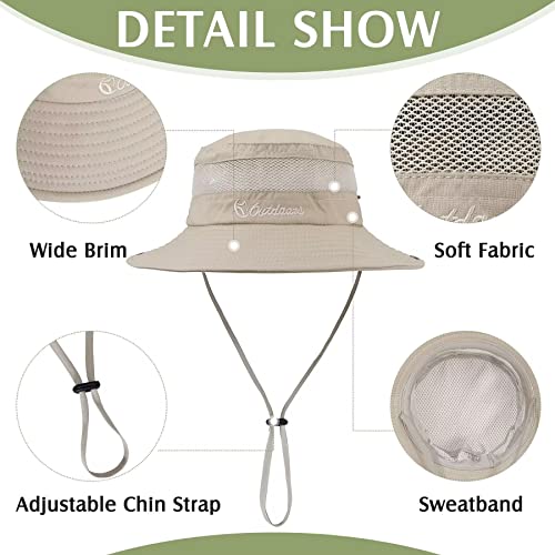 Zando Kids Sun Protective Safari Hat Dark Grey