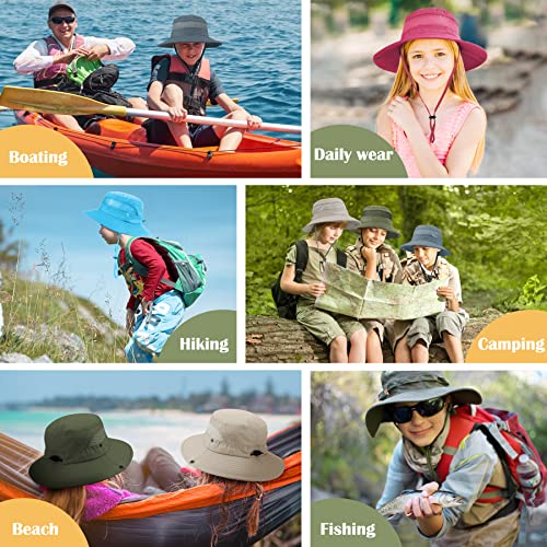 Zando Kids Sun Protective Safari Hat Dark Grey