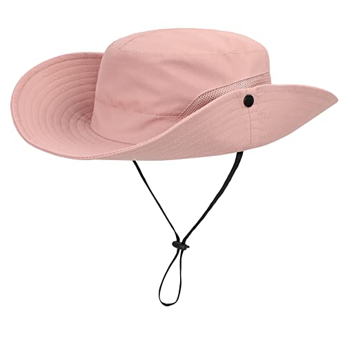 Zando Kids Sun Hat with Ponytail Hole UPF 50+