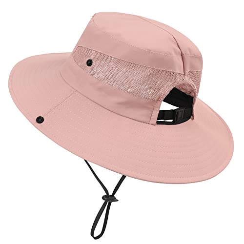 Zando Kids Sun Hat with Ponytail Hole UPF 50+