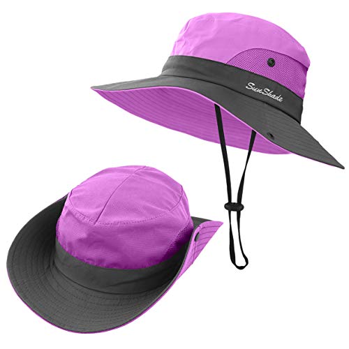 Kids UV Protection Wide Brim Sun Hat - 2 Pack