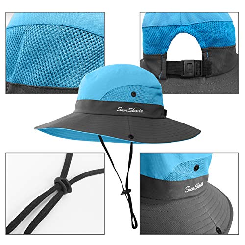 Kids UV Protection Wide Brim Sun Hat - 2 Pack