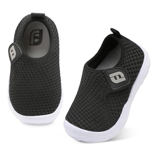 JOINFREE Kids Barefoot Breathable Lightweight Sneakers Black