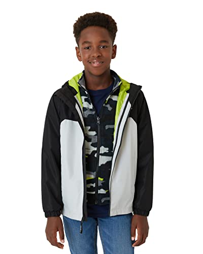 Eddie Bauer Boys' 3-in-1 Waterproof Rain Jacket
