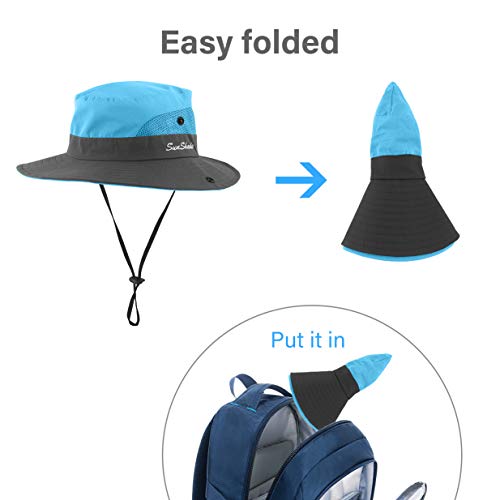 Kids UV Protection Wide Brim Sun Hat - 2 Pack