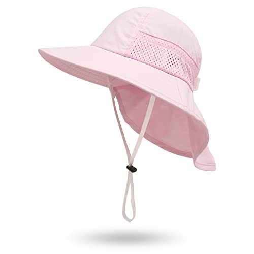 Kids Recreational UV Protection Sun Hat - Pink
