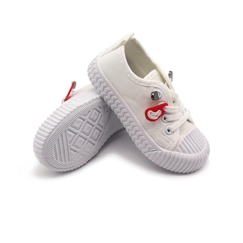 icosylify Kids Canvas Sneakers Unisex Toddler Shoes Comfortable