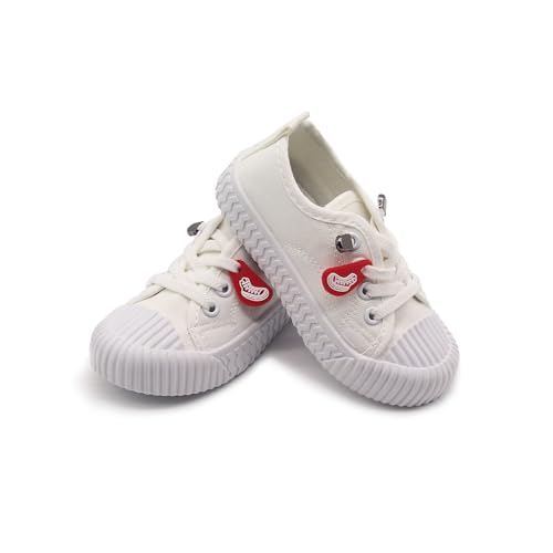 icosylify Kids Canvas Sneakers Unisex Toddler Shoes Comfortable