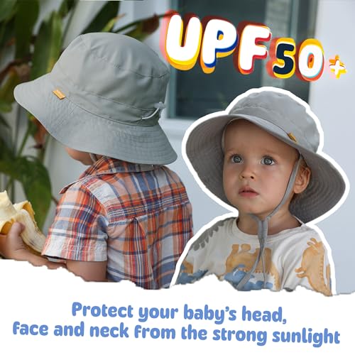 FURTALK Kids Sun Bucket Hat UPF 50+ Beach