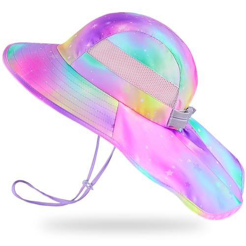 Unicorn Sun Hat with UV Protection for Kids