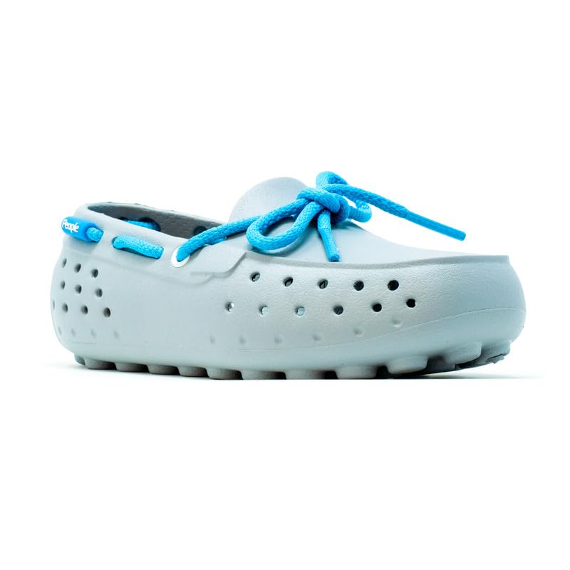 Kids Boat Shoes: Lightweight, Waterproof, Anti-Slip - Polar Grey