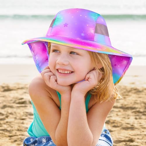 Unicorn Sun Hat with UV Protection for Kids