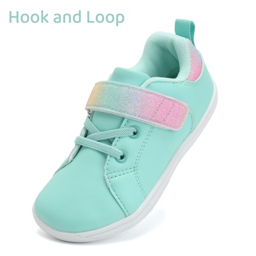 WateLves Kids Wide Barefoot Leather Dress Shoes