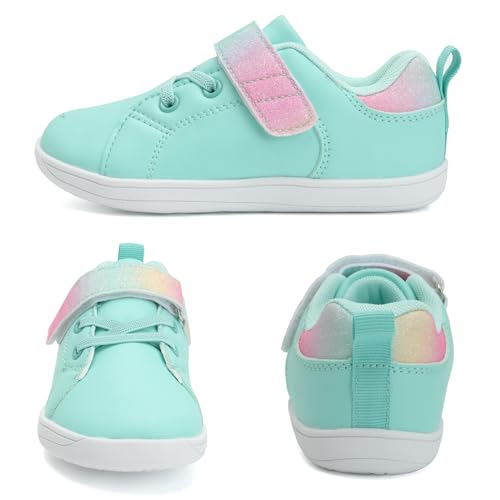 WateLves Kids Wide Barefoot Leather Dress Shoes