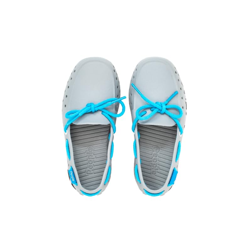Kids Boat Shoes: Lightweight, Waterproof, Anti-Slip - Polar Grey