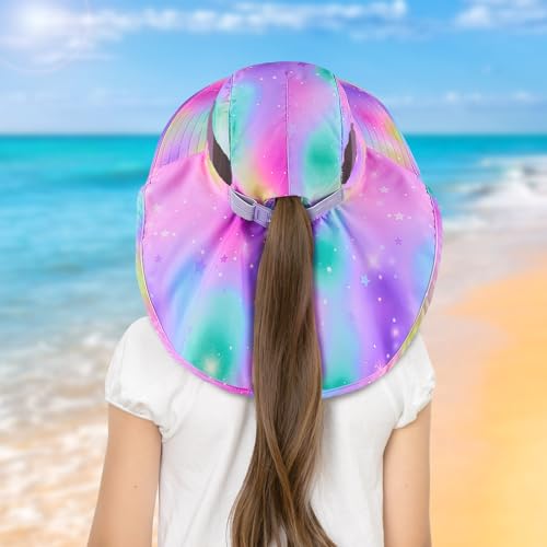 Unicorn Sun Hat with UV Protection for Kids