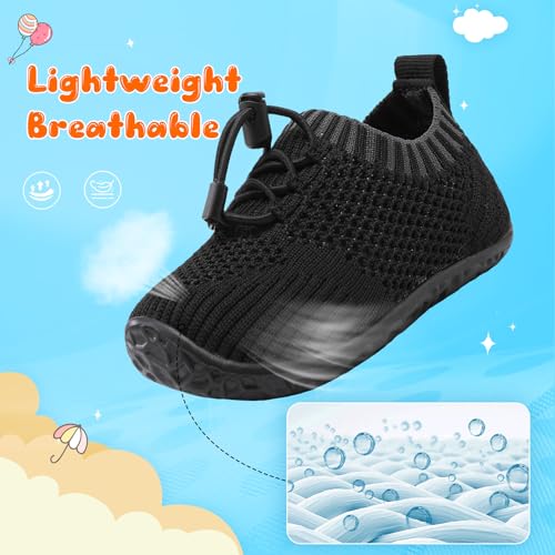 Scurtain Toddler Barefoot Mesh Shoes for Boys & Girls