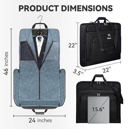 Mancro Business Travel Garment Bag Black