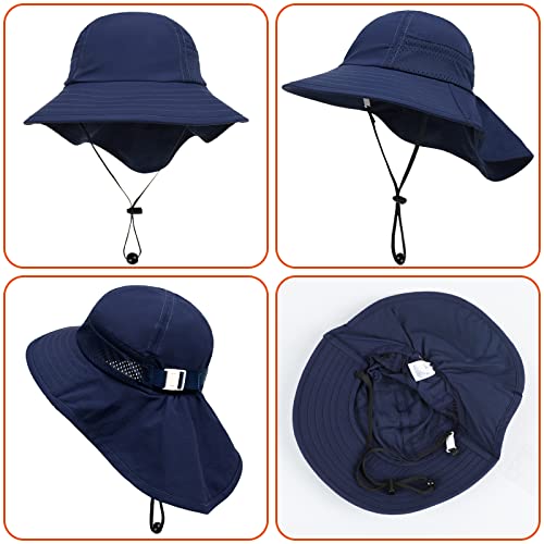 2-Pack UPF 50+ Sun Hats for Kids