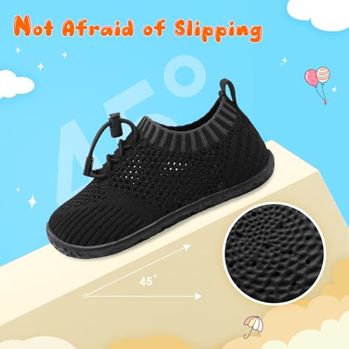 Scurtain Toddler Barefoot Mesh Shoes for Boys & Girls
