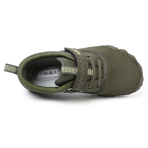 KUBUA Kids Barefoot Sports Shoes - Khaki, Size 9