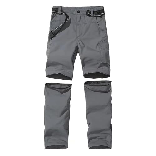 Kids Convertible Hiking Pants: Lightweight Quick Dry Cargo